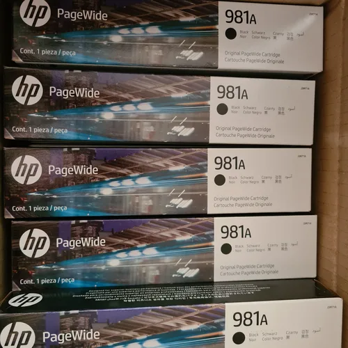 Original HP cartridges 981a, 4-Color set