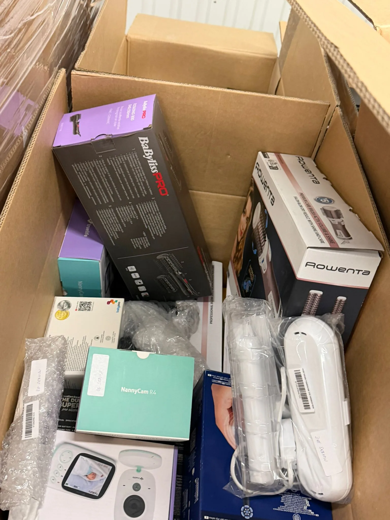 Pallets with personal care electronics thumbnail