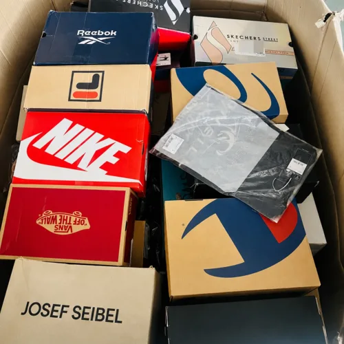 Shoes and clothing pallets