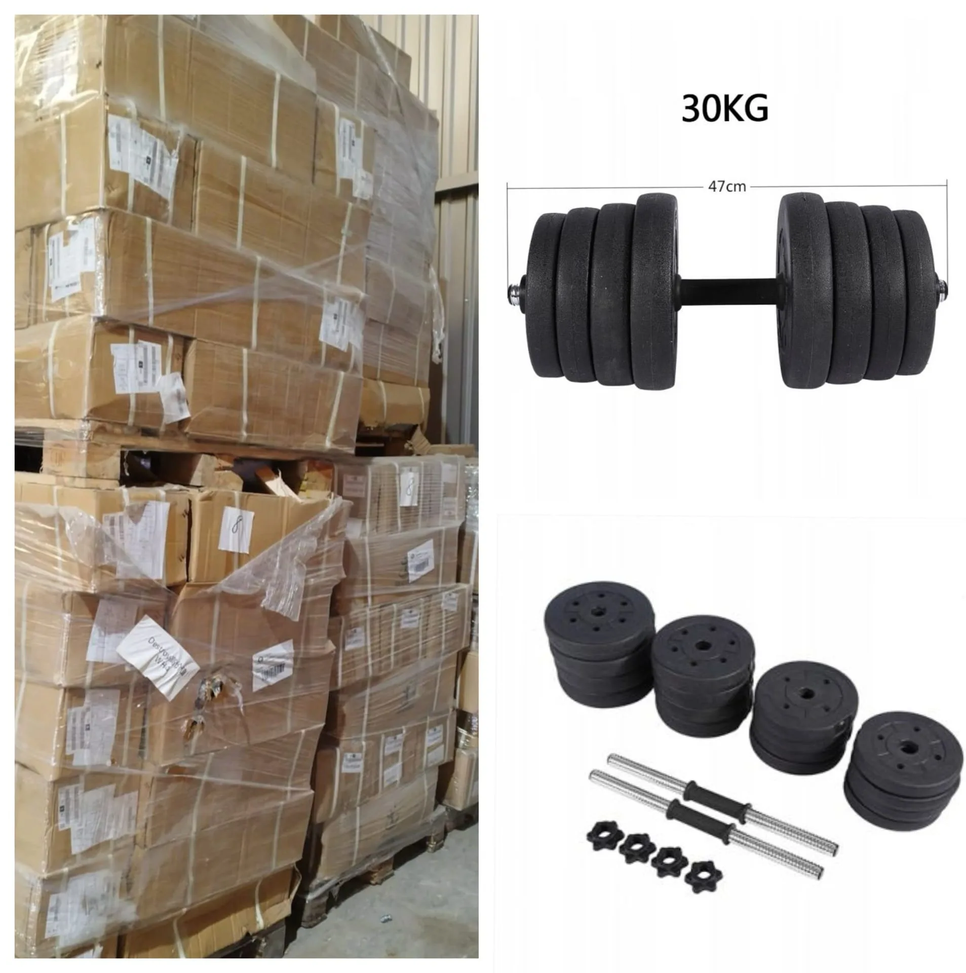 2x 15KG Dumbbell
